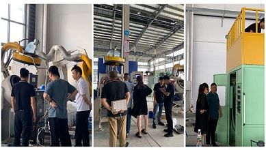 三批客戶到訪安捷倫 參觀驗收自動噴膠機、滾噴機